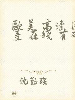 欧美 高清 国产 在线 有码