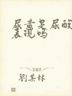 尿黄是尿酸高的表现吗