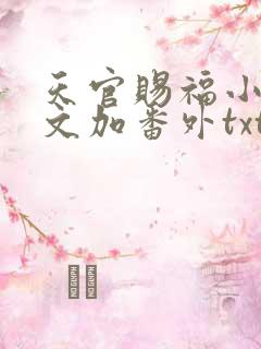 天官赐福小说全文加番外txt