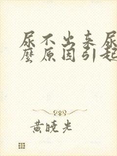 尿不出来尿是什么原因引起的