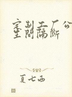 定制工厂公共卫生间隔断