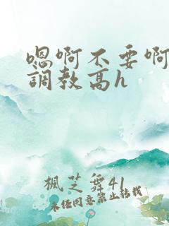 嗯啊不要啊啊啊调教高h