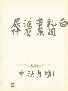 尿液带乳白色是什么原因