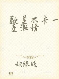 欧美不卡一区国产激情