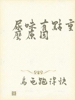 尿味有点重是什么原因