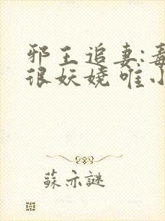 邪王追妻:毒妃很妖娆 唯小桃