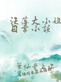 没落大小姐的教日常小说