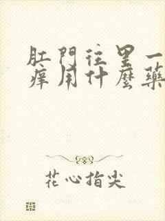 肛门往里一点很痒用什么药