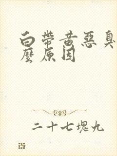 白带黄恶臭是什么原因