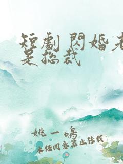 短剧 闪婚老公是总裁