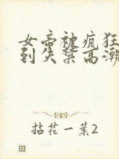 女帝被疯狂揉小到失禁高潮小说