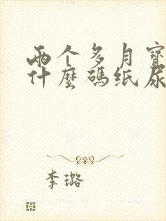 两个多月宝宝用什么码纸尿裤