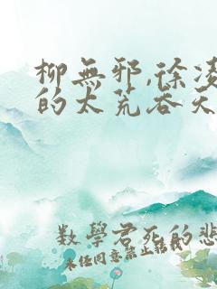 柳无邪,徐凌雪的太荒吞天诀