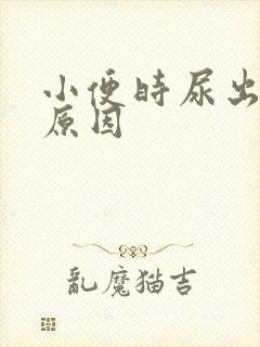 小便时尿出红色原因