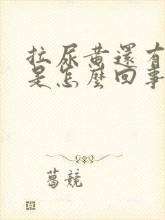 拉尿黄还有泡泡是怎么回事