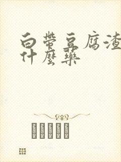 白带豆腐渣状用什么药