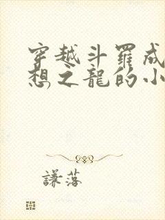 穿越斗罗成为空想之龙的小说