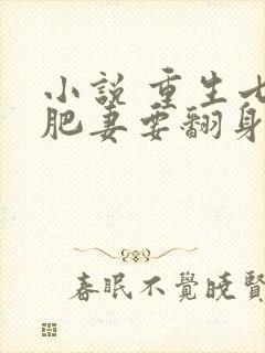 小说 重生七零肥妻要翻身