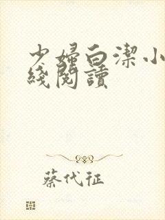 少妇白洁小说在线阅读