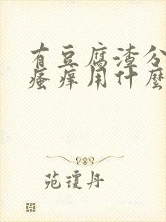 有豆腐渣分泌物瘙痒用什么药