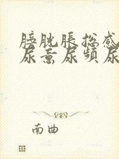 膀胱胀总感觉有尿意尿频尿量少