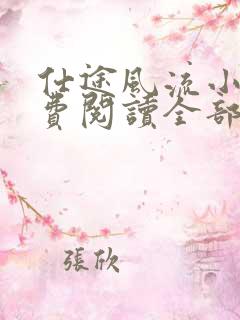 仕途风流小说免费阅读全部章节