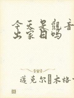 今天是观音菩萨出家日吗