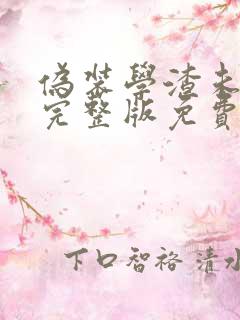 伪装学渣未删减完整版免费阅读无弹窗