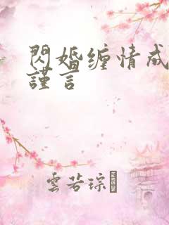 闪婚缠情成殇陆谨言