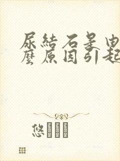 尿结石是由于什么原因引起的