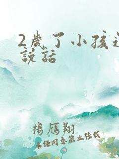 2岁了小孩还不说话