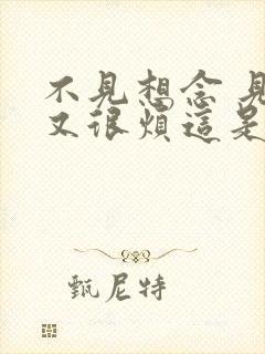 不见想念 见了又很烦这是什么情感