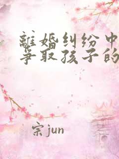 离婚纠纷中如何争取孩子的抚养权