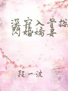 深宠入骨总裁的闪婚娇妻