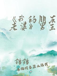 《我的朋友他的老婆》男主