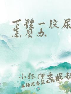 下体一股尿骚味怎么办