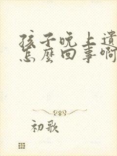 孩子晚上遗尿是怎么回事啊