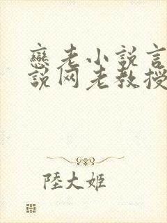恋老小说言情小说网老教授免费阅读