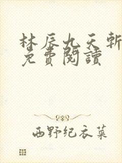 林辰九天斩神诀免费阅读