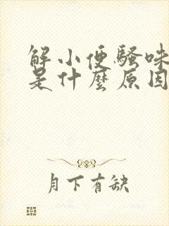 解小便骚味好重是什么原因