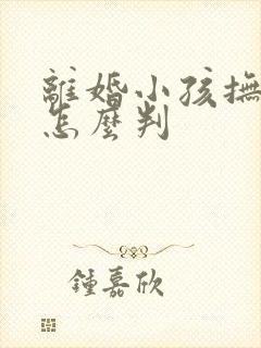 离婚小孩抚养权怎么判