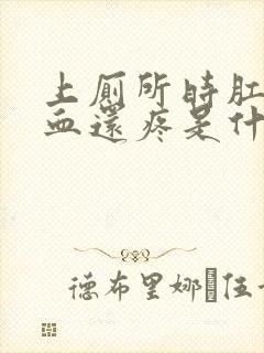 上厕所时肛门出血还疼是什么原因