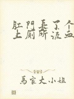 肛门长了个肉球上厕所流血