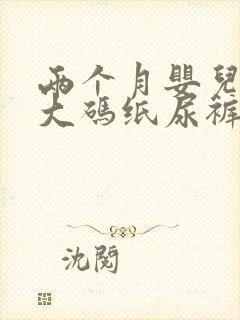 两个月婴儿用多大码纸尿裤