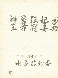 神医狂妃 妖孽王爷宠妻无度