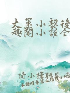 大军小黎后妈笔趣阁小说全文阅读