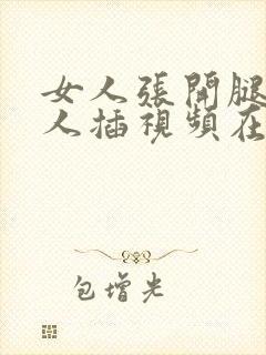 女人张开腿让男人插视频在线