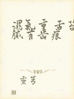 湿气重 舌苔白腻有齿痕