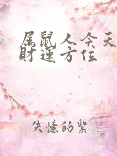 属鼠人今天打牌财运方位