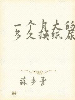 一个月大的婴儿多久换纸尿裤